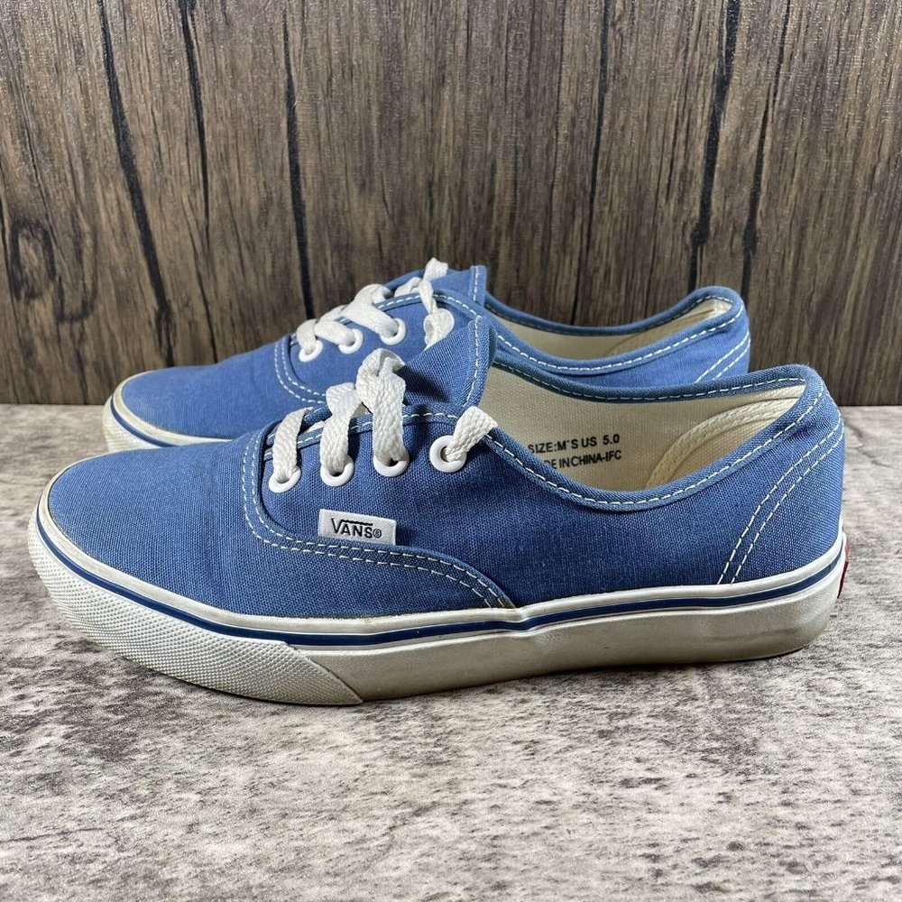 VANS Classic Low Canvas Skate Blue Sneakers Women’s 6.5 - Picture 4 of 8